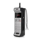 Altavoz Bluetooth con diseño clásico para teléfono móvil, altavoz portátil retro para teléfono celular, altavoz Bluetooth inalámbrico para teléfono celular para exteriores.