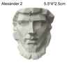 Mini Plaster Statue Greek Mythology Celebrities Famous Sculpture Figurine Drawing Practice Gypsum Bust Portraits