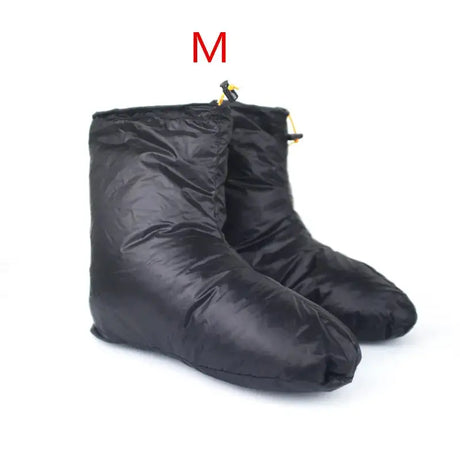 FLAME'S CREED Sleeping Bag Accessories Goose Down Slippers Outdoor Camping Down Socks Warm Water Resistant Available - Lootquake