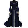 Vintage Gothic Dress Cosplay Costumes Autumn Winter Long Sleeve Medieval Witch Long Dress Halloween Costumes Vestidos de Fiesta - Lootquake