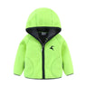 Mudkingdom Autumn Spring Girls Boys Hooded Fleece Jacket Windbreaker Zip up Reindeer Outerwear for Kids Clothes Children's Coat - Lootquake