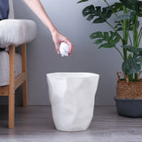 Poubelle de salle de bain élégante, petite/grande poubelle en plastique sans couvercle, panier à déchets, poubelle pour la maison ou le bureau
