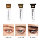 Kit de tinte para pestañas ICONSIGN para cejas, resistente al agua, 15 minutos de duración, para realzar las cejas y mantener el maquillaje de larga duración.