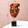 Estatua creativa de arte facial, escultura de resina, artesanía, figura abstracta para sala de estar, adorno para el hogar, oficina, decoración de escritorio, regalo