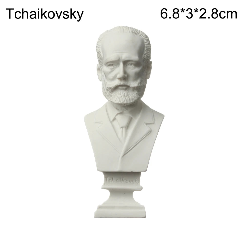5-7cm Gypsum Bust Portraits Greek Mythology Famous Sculpture Nordic Home Desktop Decor Drawing Practice Plaster Statue New