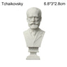 5-7cm Gypsum Bust Portraits Greek Mythology Famous Sculpture Nordic Home Desktop Decor Drawing Practice Plaster Statue New