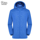 TRVLWEGO Outdoor Running Camping Hiking Bike Sport Jacket UV Proof Ultralight Waterproof Windbreaker Light Rain Proof Coat - Lootquake