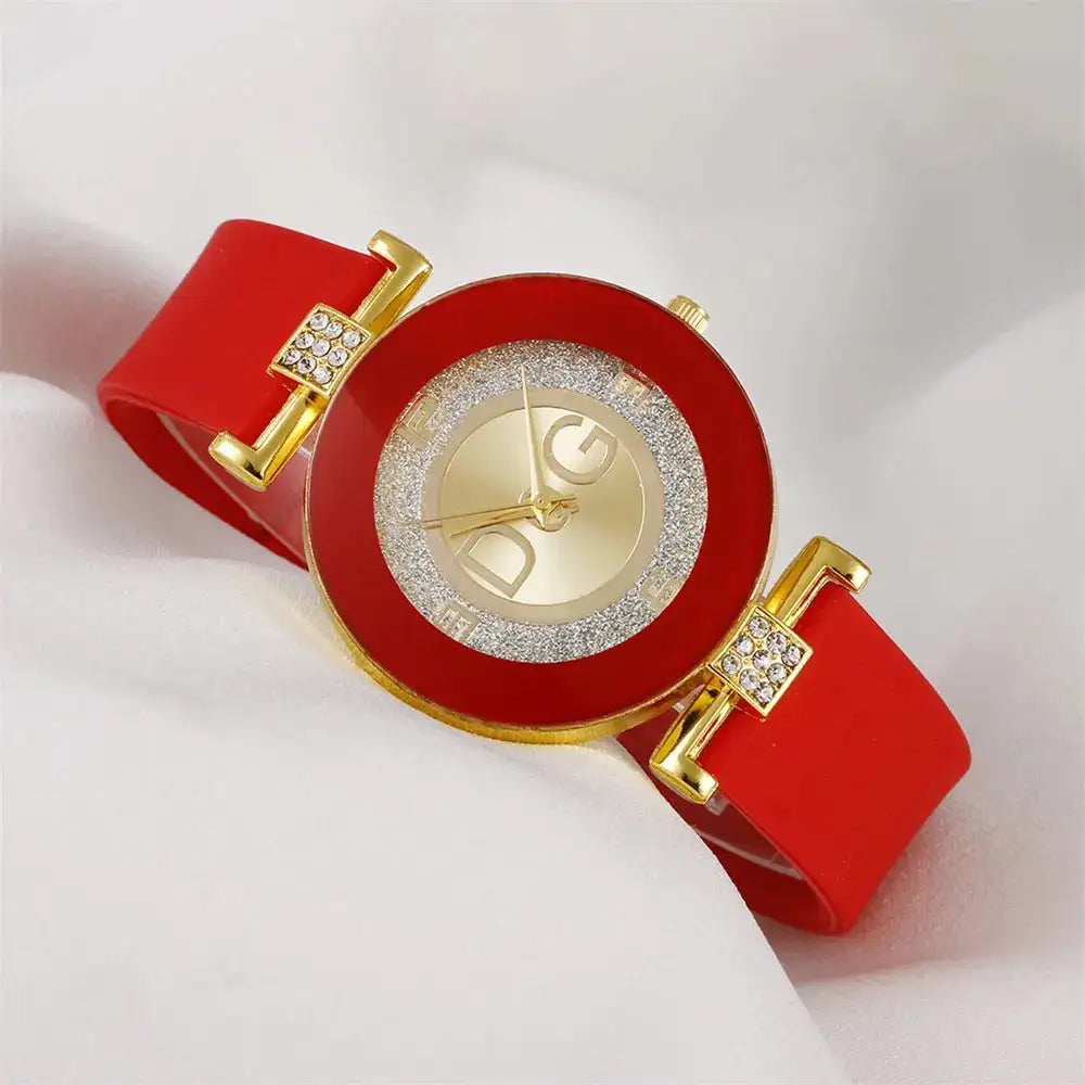 Simple black quartz watch For women Ladies Fashion Casual Silicone Band Wristwatch Relogio Feminino zegarek damski Female Clock - Lootquake