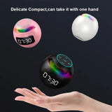 Nuevo mini altavoz Bluetooth inalámbrico con pantalla LED, despertador, tarjeta TF, reproductor de música MP3 para PC y teléfono.