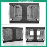 BEYLSION Hot Sell GrowBox Growing Tent 600D Growth Room Box For Indoor Plants Growing Home Greenhouse Tent Growing Plants - Lootquake