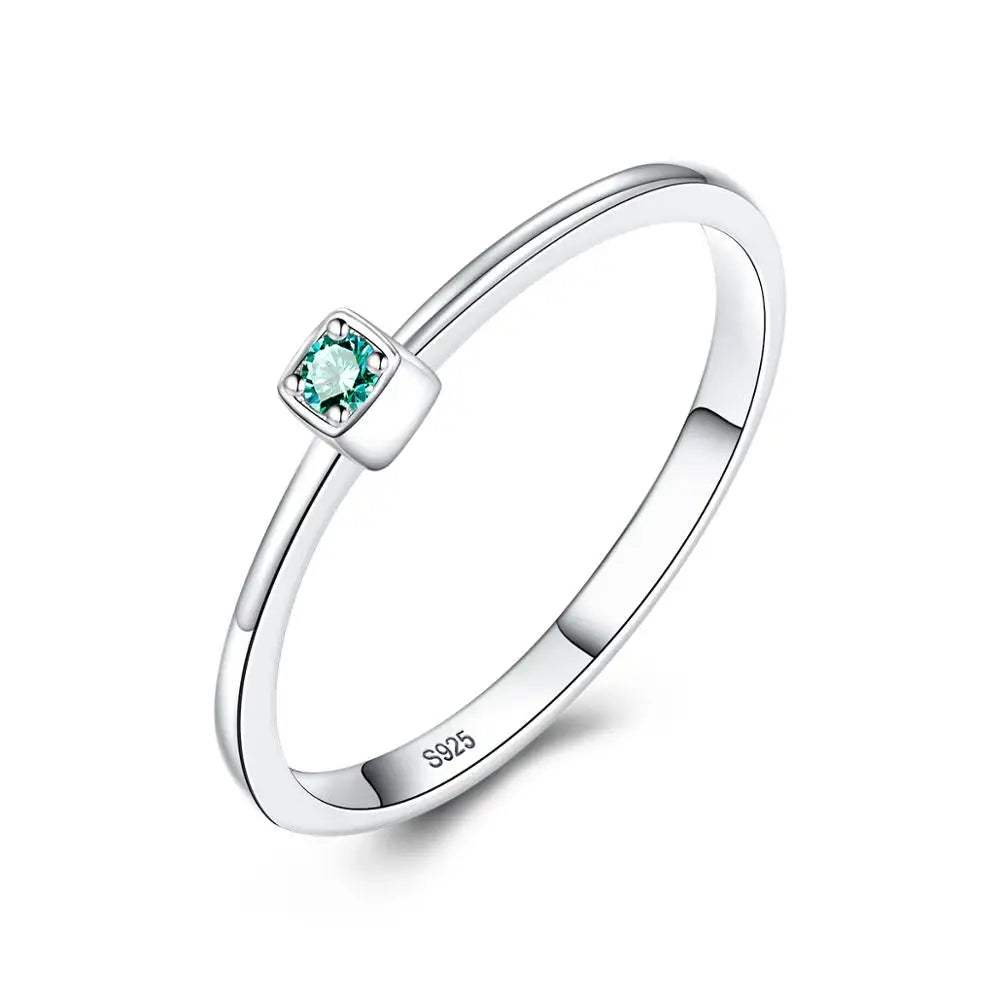 PAG&MAG Real 925 Sterling Silver Ring Gree Red Topaz Rings For Women Gemstone Engagement Rings Silver 925 Jewelry Anillos Mujer - Lootquake