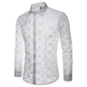 Mens Flower Patchwork Embroidery Lace Shirt 2019 Fashion Transparent Sexy Dress Shirts Mens See Trough Club Party Event Chemise - Lootquake