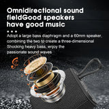 EBS-300 5W Mini Portable Bluetooth Speaker Fabric  Mesh TF Card Music Box IPX6 Waterproof For Phone  PC  Taplet  Palyer