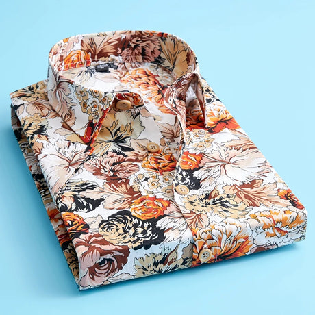 Plus Size 5XL 2023 New Summer Mens Short Sleeve Hawaiian Shirts Cotton Casual Floral Shirts Wave Regular Mens Clothing Fashion - Lootquake