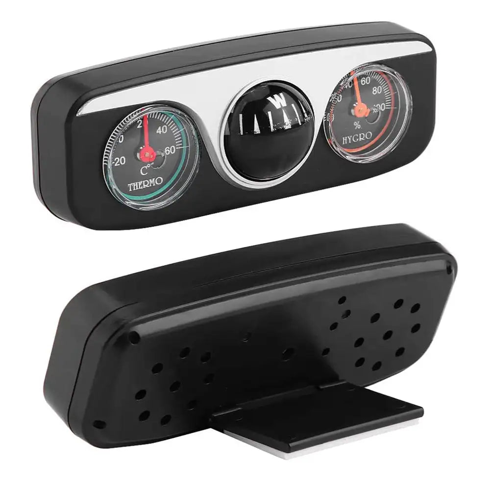 New Multi-functional Compass Dash Mount Navigation Direction Digital Auto Car Compass Thermometer Hygrometer for Boat Truck Auto - Lootquake
