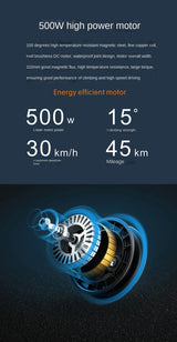 Adult Wide Tire Electric Scooter Double Disc Brake Off-road Electric Vehicle Two-wheel Foldable Driving Scooter