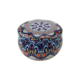 Velas perfumadas Caja vacía con flores Lata Fragancia Vela perfumada hecha a mano Cera de soja natural Decoración del hogar