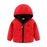 Mudkingdom Autumn Spring Girls Boys Hooded Fleece Jacket Windbreaker Zip up Reindeer Outerwear for Kids Clothes Children's Coat - Lootquake