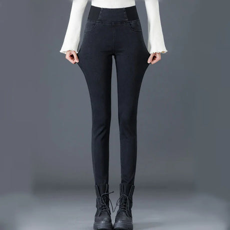 Jeans Oversize 26-38 Slim Denim Pants Women's High Waist Skinny Jean Vintage Wash Pencil Stretch Vaqueros Leggings Pantalones - Lootquake
