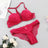 New Fashion Bralette Sexy Lingerie Seamless Push Up Bra Sets Front Closure Candy Color Underwear Women Small Size Brassiere - Lootquake