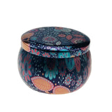 Velas perfumadas Caja vacía con flores Lata Fragancia Vela perfumada hecha a mano Cera de soja natural Decoración del hogar