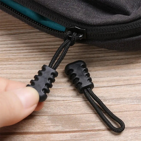 10Pcs Zipper Puller End Fit Rope Tag Fixer Zip Cord Tab Replacement Clip for Broken Buckle Travel Bag Suitcase Tent Backpack - Lootquake