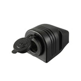 Universal 12/24V Cigarette Lighter Socket Car Splitter Power Socket Charger With Waterproof Tent Base for Van Truck Boat ATV - Lootquake
