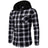 Men's Shirts Autumn Fashion Casual Plaid Shirts Long Sleeve Cotton high quality Pullover Hooded Shirt Winter Mens Top Blouse - Lootquake