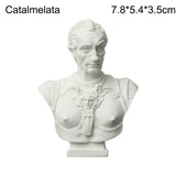 5-7cm Gypsum Bust Portraits Greek Mythology Famous Sculpture Nordic Home Desktop Decor Drawing Practice Plaster Statue New