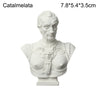 5-7cm Gypsum Bust Portraits Greek Mythology Famous Sculpture Nordic Home Desktop Decor Drawing Practice Plaster Statue New