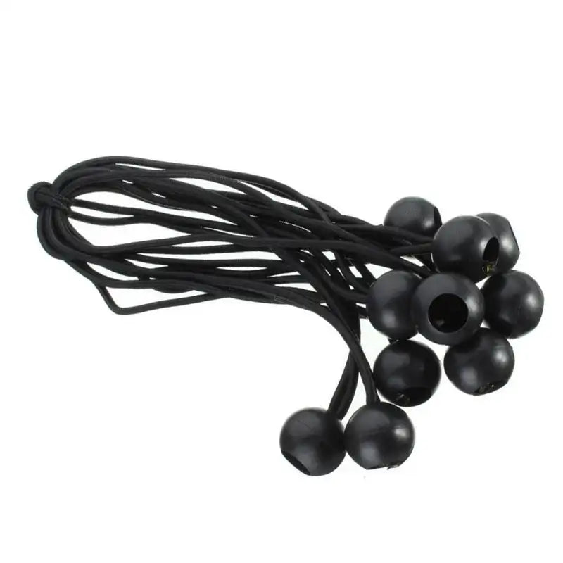 20/50pcs Set Outdoor Supplies Elastic Rope Ball Hiking Tent Accessories Bands Bungee Cords  Tarp Tie Down Strap Camping Belts - Lootquake