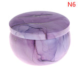 Velas perfumadas Caja vacía con flores Lata Fragancia Vela perfumada hecha a mano Cera de soja natural Decoración del hogar