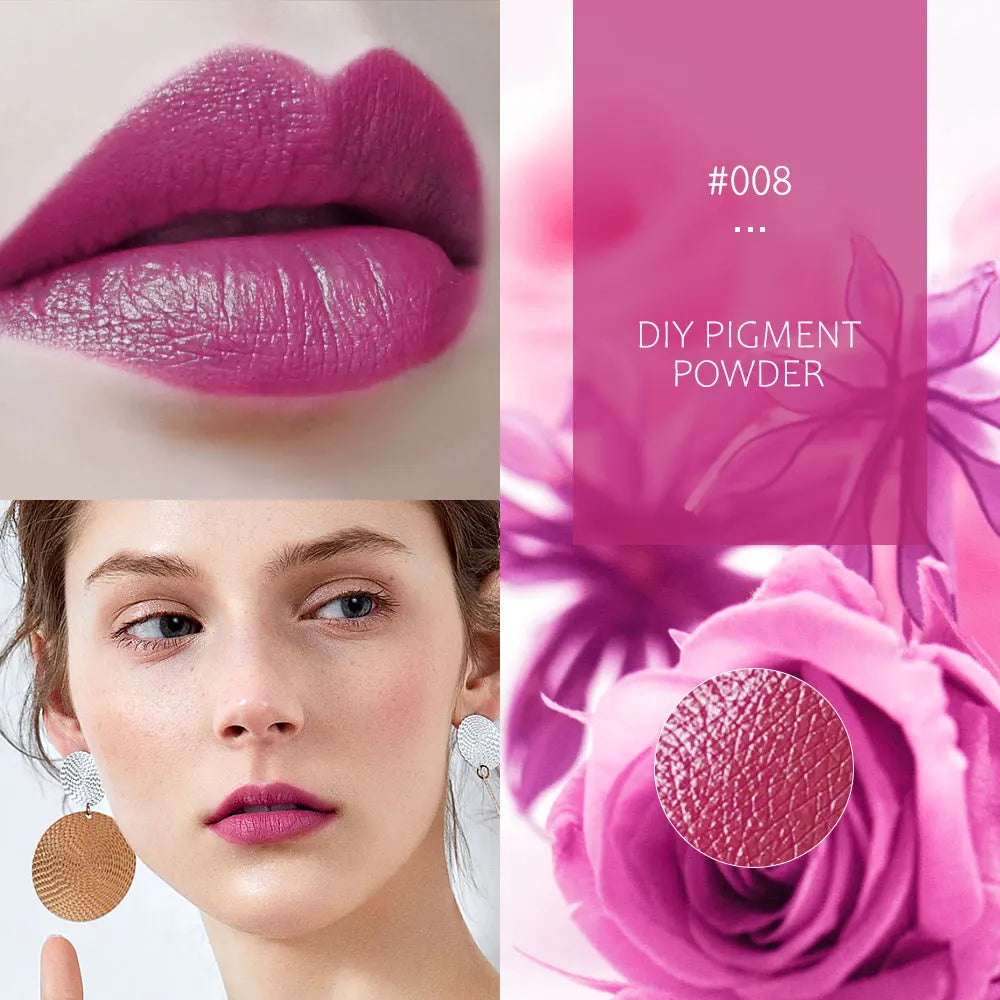 32 Colors Makeup Lip Stick Powder Long Lasting Lip Gloss Cosmetic Pigment DIY Lip Gloss Powder Material Lip Glaze Pigment