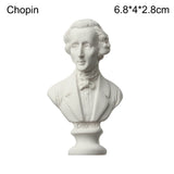 Mini Plaster Statue Greek Mythology Celebrities Famous Sculpture Figurine Drawing Practice Gypsum Bust Portraits