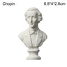 Mini Plaster Statue Greek Mythology Celebrities Famous Sculpture Figurine Drawing Practice Gypsum Bust Portraits