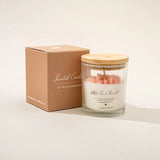 AIKUN Bougie parfumée longue durée en cire de soja et marguerite, en pot de verre, avec huiles essentielles, pour décoration intérieure, coffret cadeau