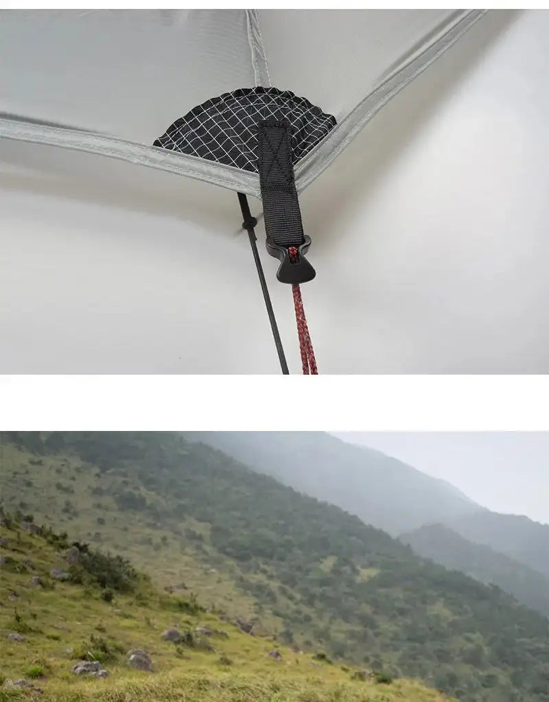 3F UL GEAR LanShan 2 pro 2 Person Outdoor Ultralight Camping Tent 3 Season Professional 20D Nylon Both Sides Silicon Tent - Lootquake