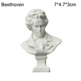 Mini Plaster Statue Greek Mythology Celebrities Famous Sculpture Figurine Drawing Practice Gypsum Bust Portraits