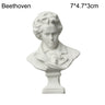 Mini Plaster Statue Greek Mythology Celebrities Famous Sculpture Figurine Drawing Practice Gypsum Bust Portraits