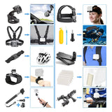 2025 Sports Action Camera Accessories Kits 58 in 1 for All Action Cameras