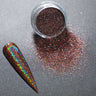 HOT Sale iridescent Powder on Nails iridescent Silver Glitter Chrome Nail Art Pigment Dust Shiny Gel Polish Flakes for Manicures