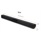 20W Wireless Bluetooth Soundbar Stereo Speakers Home Theater PC TV Sound Bar Surround Sound System AUX TF FM Radio Column BS28B