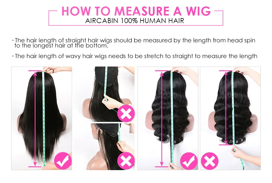 12"-30" Long Kinky Curly Lace Front Wig | 150% Density | Brazilian Remy Human Hair | 4x4 Lace Closure | Pre-Plucked