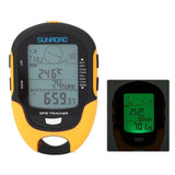 SUNROAD FR510 Handheld GPS Navigation Receiver Portable Handheld Digital Altimeter Barometer Compass Camping Hiking Tool - Lootquake