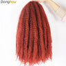 18" Marley Hair for Braids | Afro Kinky Ombre Braiding Hair | Kanekalon Extensions | 30 Strands/Pack