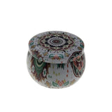 Velas perfumadas Caja vacía con flores Lata Fragancia Vela perfumada hecha a mano Cera de soja natural Decoración del hogar