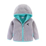 Mudkingdom Autumn Spring Girls Boys Hooded Fleece Jacket Windbreaker Zip up Reindeer Outerwear for Kids Clothes Children's Coat - Lootquake