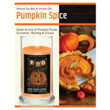 Bougie parfumée à la citrouille Boo de TD Courtside Market, collection Halloween, votive en verre avec motif Boo