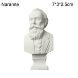 Mini Plaster Statue Greek Mythology Celebrities Famous Sculpture Figurine Drawing Practice Gypsum Bust Portraits