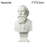 Mini Plaster Statue Greek Mythology Celebrities Famous Sculpture Figurine Drawing Practice Gypsum Bust Portraits
